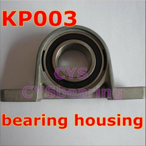Zinc Alloy mounted bearings KP003 pillow block bearing housing for 17mm