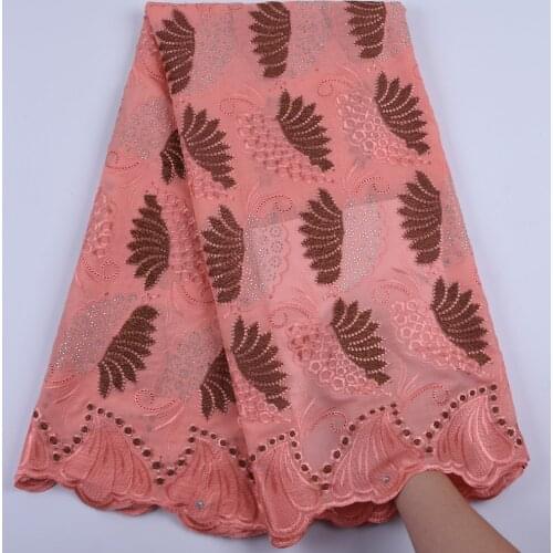 Swiss Voile Laces In Switzerland Nigerian Lace Fabric High Quality Peach African French Tulle Lace Fabric For Wedding Dress 1677