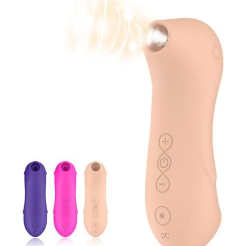 Strong Nipple Sucker Oral Sex Toys for Women Breast Massager Erotic Silicone Sucking Vibrator Clitoris Stimulate Adult Products