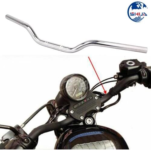 Universal Motorcycle Accessories 1" 25mm Chrome Iron Tracker Handlebar Drag Bars For Harley Sportster XL 883 1200 Custom