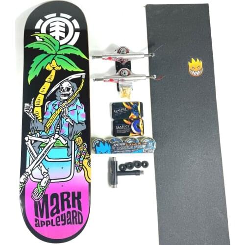 Complete 7-Layer Canadian Maple Professional Double Rocker Color Multi-Size Skateboard 7.5/7.75/7.8/8.0/8.125/8.25/8.375/8.5