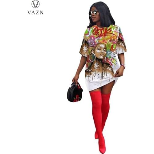 VAZN Summer Short Sleeve Dresses