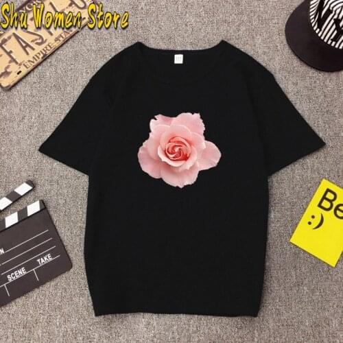 Women Graphic Plant Lady Sweet Floral 90s Cute Lady Print Summer Lady Tops T-Shirt Shirt Womens Clothing Tees Female T Shirt