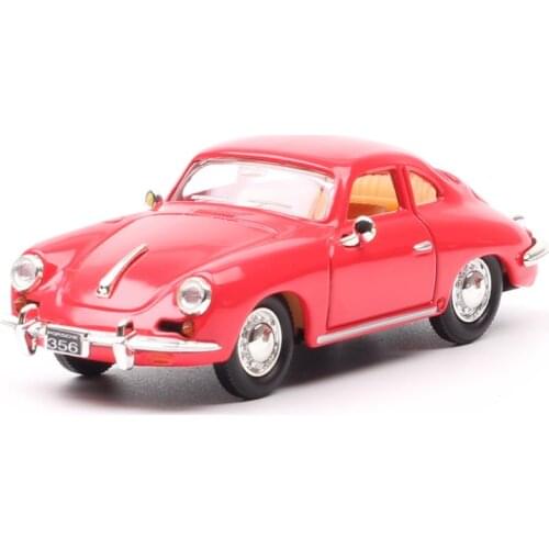 1:43 Scale mini classic luxury 1956 356 B/C Sports Coupe Karmann hardtop diecast & vehicles model car souvenir toy Replicas kids
