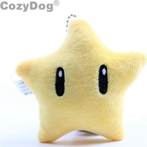 1 pc 10 cm Marion Series Star Plush Toys Keychain Pendant High Quality Star Shape Stuffed Dolls Women Kids Birthday Gift