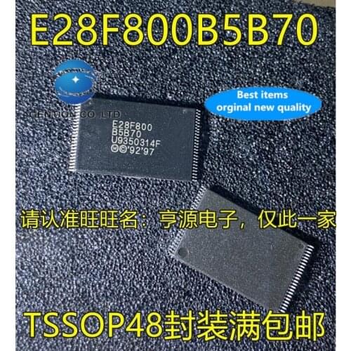 10PCS E28F800 E28F800B5B70 TSSOP48 flash memory chips in stock 100% new and original