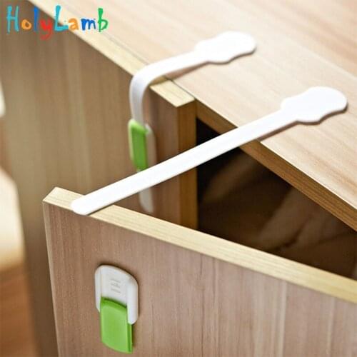 2Pcs/Lot Child Lock Drawer Lock Cabinet Lock Protection of Children Locking Doors for Childrens Safety Kids Safety Child Lock