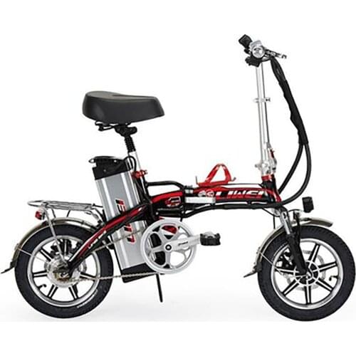 48V 14-inch Lightweight Folding Lithium-Ion Battery Electric Booster/Bike/Car/ Special for Driving/Oil Brake Front Fork Damping