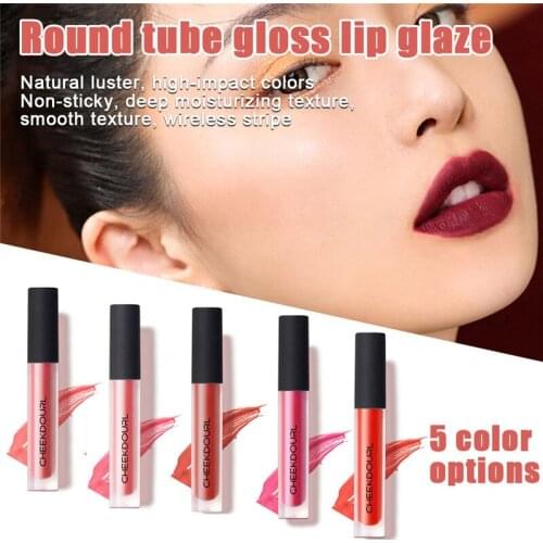 5colors Glow Me Liquid Lipstick Makeup Lip Gloss Long Lasting Waterproof Cosmetic Beauty Keep 24 Hours CKL030