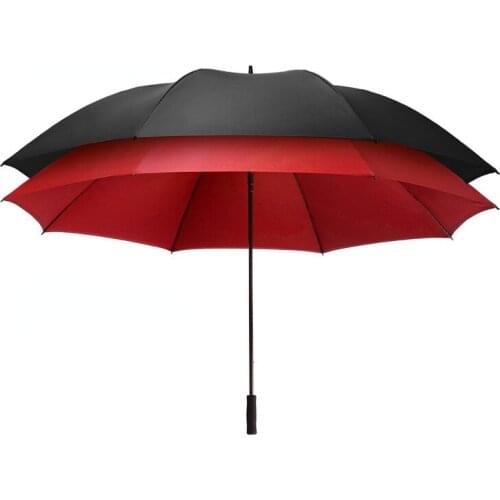 Outdoor Fashion Umbrella Large Long Handle Uv Protection Windproof Business Umbrella Adult Guarda Chuva Rain Gear BD50YS