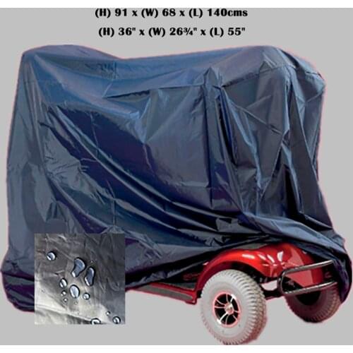 Mobility Scooter Cover, Waterproof Scooter Storage Cover for for Scooter Powerchair and Electric Powered Transport 55x36x26.75)