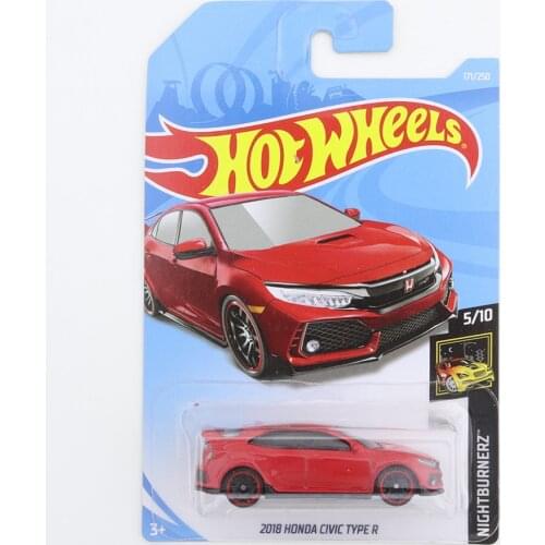 Hot Wheels HONDA CIVIC TYPE R 1/64 Metal Diecast Model Car Toys Boy Collection Gift NO.160