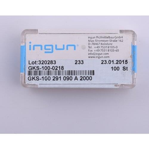 Ingun GKS100291090A2000 test probe spring needle 100 pieces/box