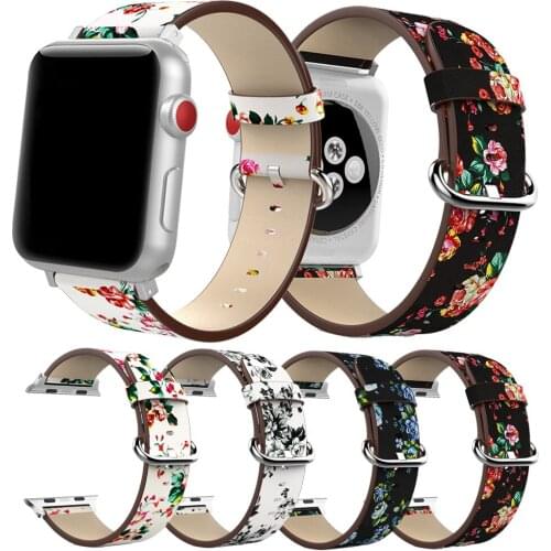 Hot Sell Leather Watchband for Apple Watch Band Series 4/3/2/1 Sport Bracelet 42mm 38mm Strap For i watch 5 Band with connector