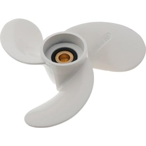 MagiDeal Aluminum Alloy Marine Propeller 2.5 HP 115mm for Yamaha 7 1/4 x 6 BS