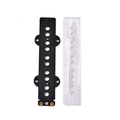 A Set 2 Pcs 5 String JB Style Electric Guitar Bass Pickup Slug Bobbins. - Bobbins length 100.6MM
