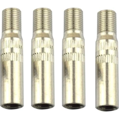 Low price 4pcs/Set Chrome Metal Car Truck Caravan Tyre Wheel Valve Extensions Extender Caps Stem for Van Caravan