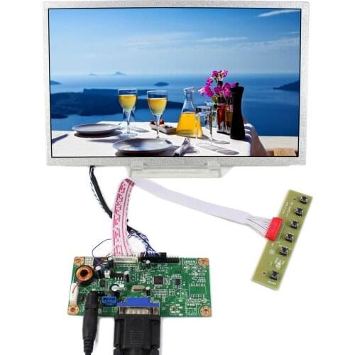VGA LCD Controller Board With 10.2inch 1024x600 CLAA102NA0ACW HSD100IFW1 LCD Screen