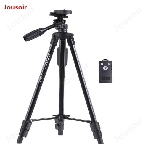 Portable Aluminum Alloy Tripod Wireless Remote Control Shutter with Smartphone Mount for ILDC Phone Video Digital Camera CD15