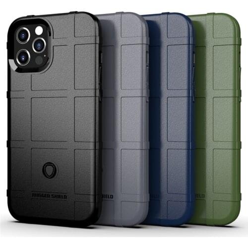 For iPhone 12 11 Mini Pro Max Case Rugged Shield Shockproof Phone Cases for iPhone X XS MAX XR 78 Plus SE2 Heavy Duty Back Cover