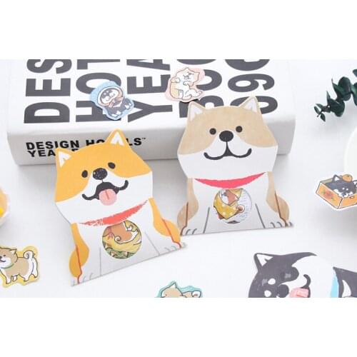 30pcs /pack Lovely dog paper Stickers DIY Diary Scrapbook Notebook Album Cup Phone Decor Sticker Stationery School Supplies
