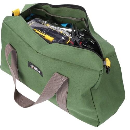 Cloth Tool Pouch for Electrician Waterproof Screwdriver Pliers Repair Hand Tools Hardware Storage Organizer Portable Case Tote