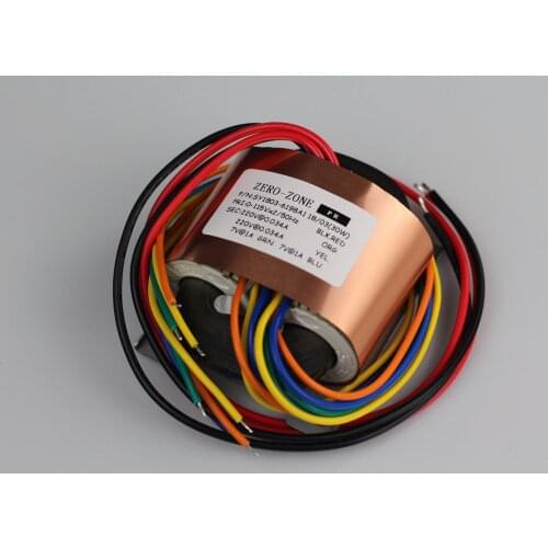 ZEROZONE 30VA Copper R-core Transformer 0-220V*2 + 0-7V*2 for PRT-05 Tube Preamp L5-4