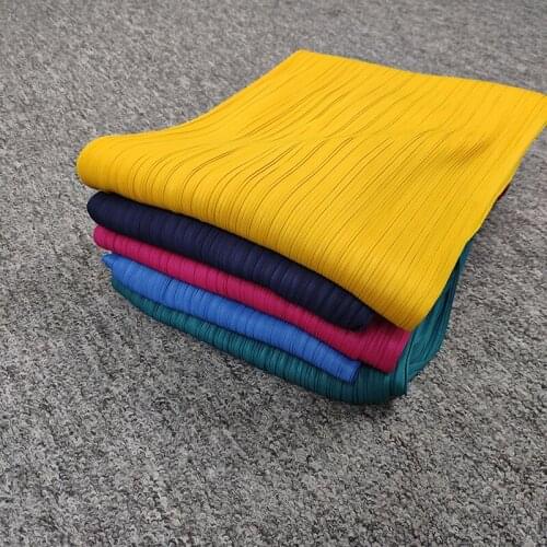 Miyake Four Seasons Can Wear Casual Wide Leg Pants Women Simple Loose Plus Size Comfortable Pleated Long Pants Straight Trousers