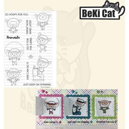 Animal sunshine sport Clear Stamps for DIY Scrapbooking/Card Making Fun Decoration Supplies