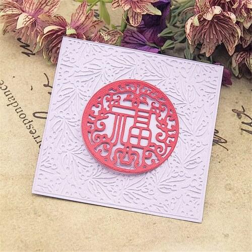 6x6cm Blessed Cutting dies metal crafts paper die-cutting /DIY embossing Easter and New Year Scrapbooking