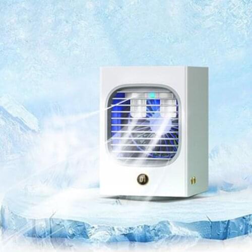 Mute Design Electric Fans Air Cooler 120° Automatic Head Shaking Design Fans Air Cooler With 180ml Water Tank For Home Room