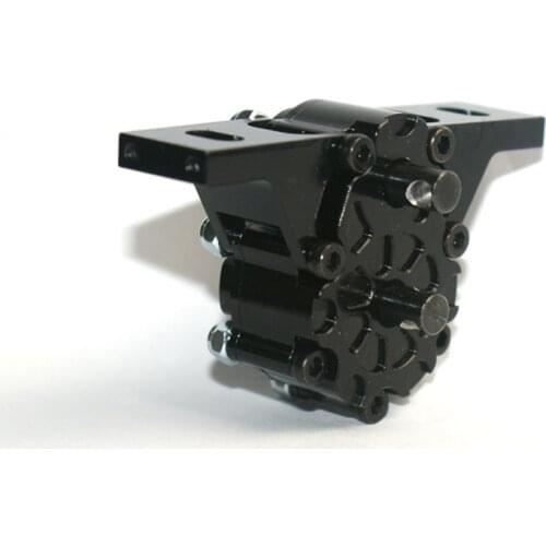 LESU Metal Transfer Case F-5005 for 1/14 TAMIYA RC Tractor Truck Dumper Gearbox Transmission DIY Car Model