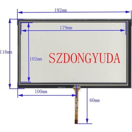 New Touchpad 8 Inch 4-Line 192*117 For ROTISS 80278D ZCR-1138R1 Car GPS Navigation Touch Screen Digitizer Glass Sensor
