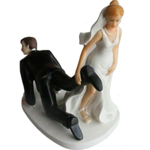 Cupcake Stand Topper Party Gift Baking Bride Groom Couple Figurine Wedding Gift Topper Accessories Wedding Decoration