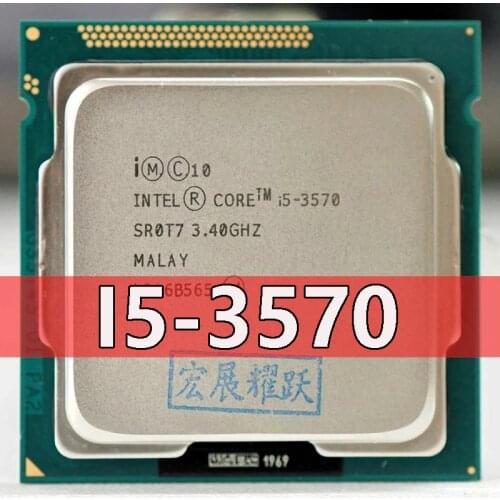 Intel Core i5-3570 I5 3570 Processor (6M Cache, 3.4GHz) LGA 1155 PC computer Desktop CPU Quad-Core CPU Intel 3570