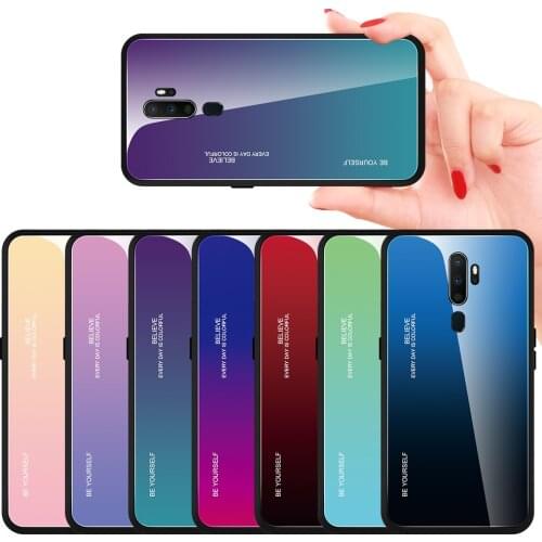 Luxury Gradient Phone Case For OPPO Realme 7 Pro 3pro Realme X Cover For OPPO F11 F5 A79 A39 A57 A35 R19 A9/A5 2020 Reno Z Case