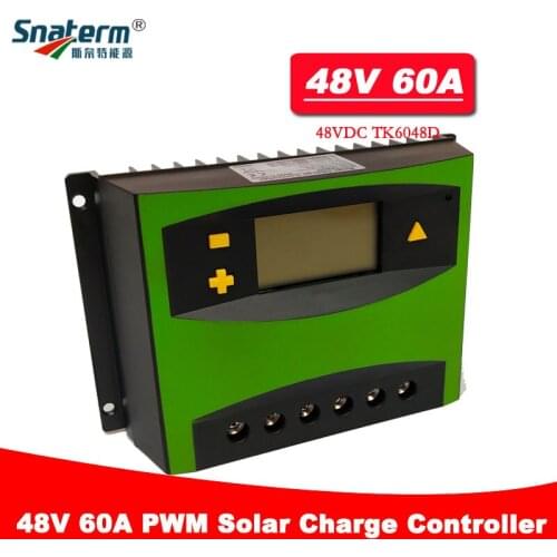 60A 48VDC PWM Solar Charge controller 48V60A LCD Display 60A PV Solar regulator for 48V off grid solar energy power system