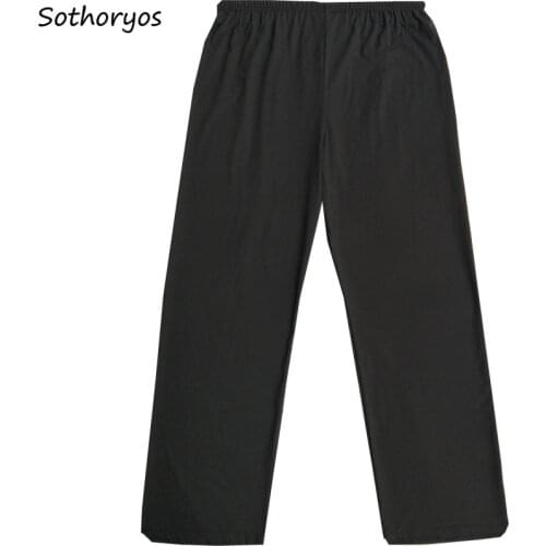 Sleep Pants Women Solid Cotton Comfortable Elastic Waist Womens Leisure Chic Daily Homewear Pajama Trousers Sleepwear Straight