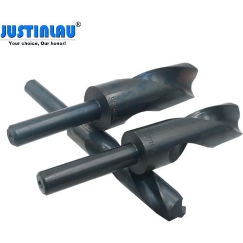 JUSTINLAU HSS 4241 High Speed Steel Twist Drill Bit Black 1/2 Straight Shank 21/21.5/22/23/24/25mm