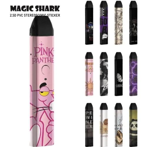 Magic Shark Panda Dollar Angel Sakura Soft Ultra Thin No Fade Case Cover Wrap Film Skin Sticker for Uwell Caliburn Kit