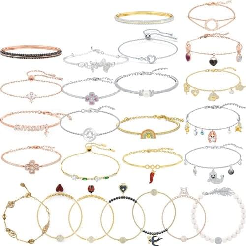 High Quality Original SWA SL019 Bracelet Small Ladybug Butterfly Swallow Heart-shaped Fashion Luxury Bracelet Woman Jewelry Gift