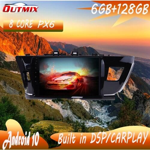 360 Cameras Android 10 system Car Multimedia Player For Toyota Corolla 2010-17 GPS Navi Radio stereo IPS Touch screen head unit