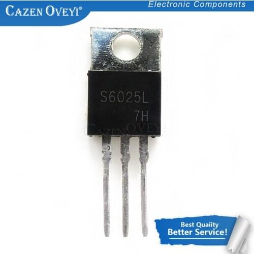 5pcs/lot S6025L S6025 TO-220 25A 600V In Stock