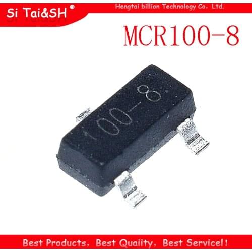 50PCS MCR100-8 SOT-23 MCR100 100-8 SOT23 SOT SMD new and original IC Chipset