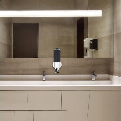 Large Capacity Hand Sanitizer Box Bathroom Soap Dispenser Stainless Steel Handmade 500ML Liquid Shower Gel Box