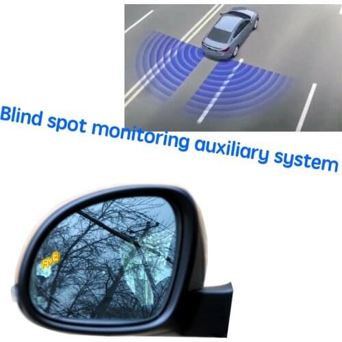 Car BSD BSM BSA Blind Area Spot Warning Drive Mirror Rear Radar Detection System For Volkswagen VW Tiguan 2007~2016