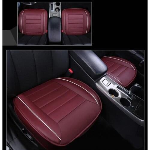 Automobiles Seat Covers Leather Seat Cover Cushion Universal Car Seat Protector Cushion Sets Interior Chair Mats Pad Accessories