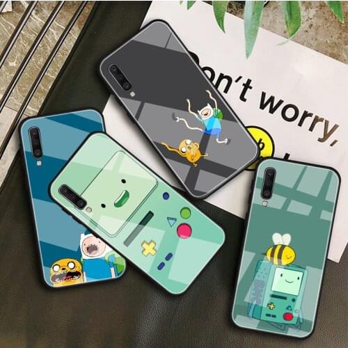 Adventure time Tempered Glass Case For Samsung Galaxy A 10S 10E 20S 20E 30S 40 50S 60 70 80 90 6 7 8 Shell