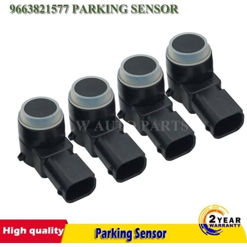 4pcs PSA9663821577 Car PDC Parking Sensor For Peugeot 307 308 407 Rcz Partner Citroen C4 C5 C6 9663821577 9663821577XT 6590A5