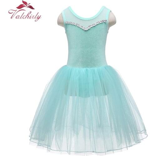 Kids Ballet Dress Girls Prom Party Fairy Dance Costume Have Hair Flower ArmBand
